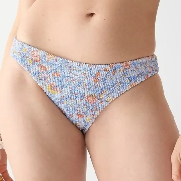 NWT J.Crew Scrunchie hipster floral Bikini bottoms size 3x - Picture 3 of 3